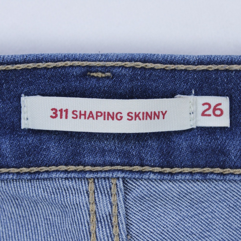 Levi's 311 Shaping Skinny Jeans for Women - Medium/Dark Blue - Size W26 / L32 - Picture 6 of 10
